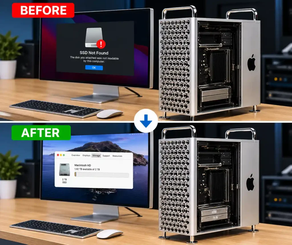 Mac Pro SSD & Storage Failure Repair in Leicester